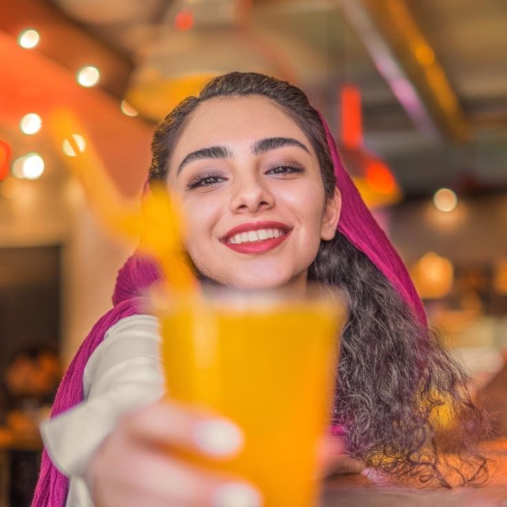 Portrait of Nova Chen, group coordinator and fusion cooking expert